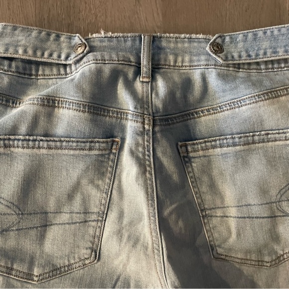 American Eagle Super High-Rise Baggy Wide Leg Jeans Size 6 Short - Picture 6 of 6